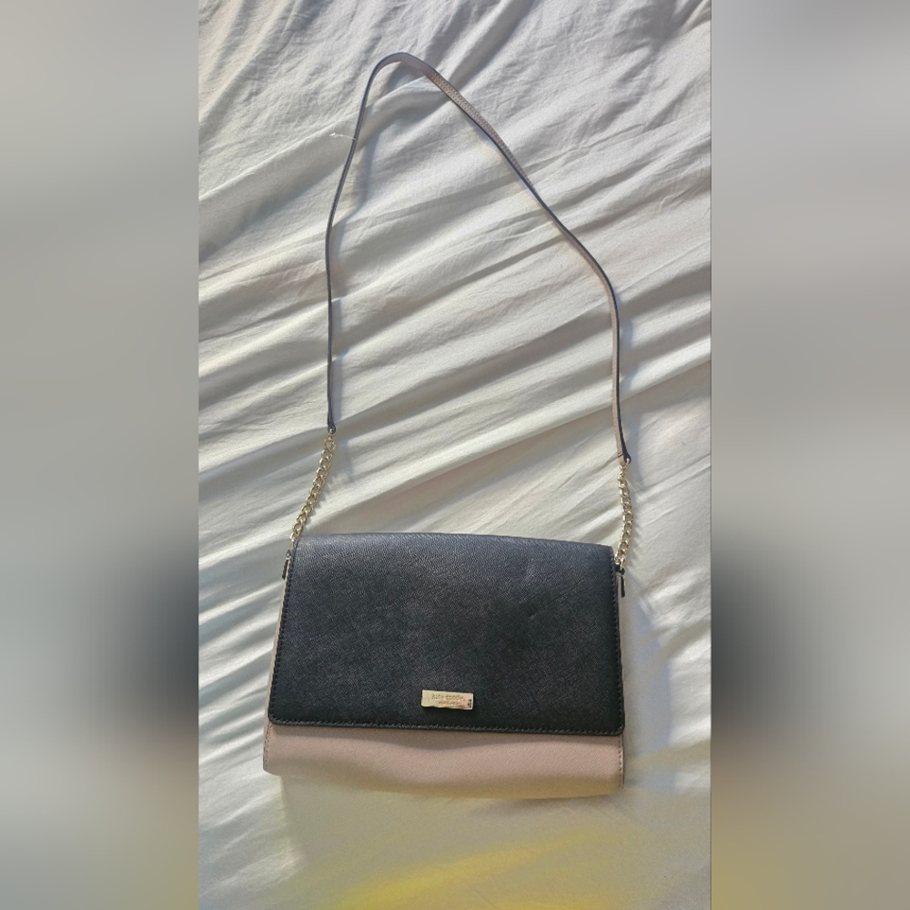 Kate Spade Crossbody Elegant Black and Cream Women's Bag